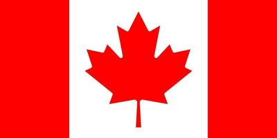 canada flag free vector